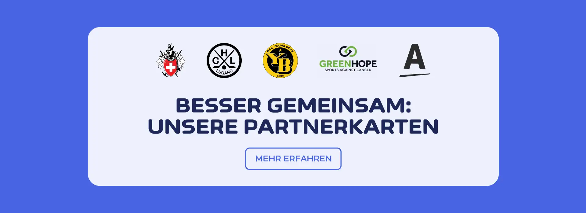 Besser gemeinsam: unsere Partnerkarten