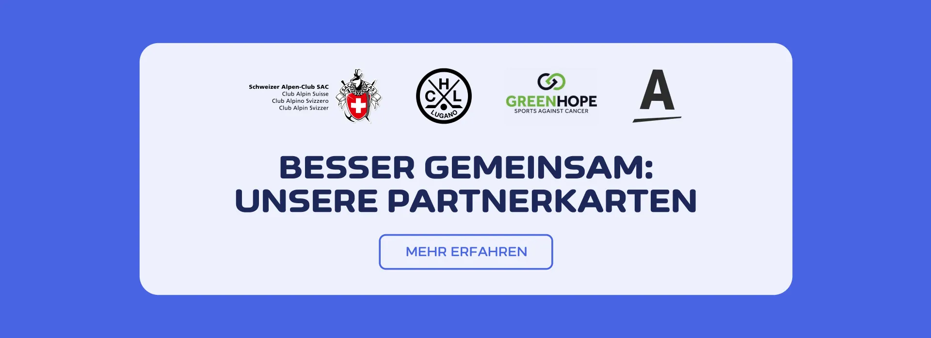 Besser gemeinsam: unsere Partnerkarten